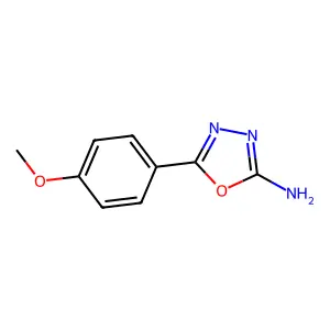 5-(4-Methoxyphenyl)-1,3,4-oxadiazol-2-amine structure