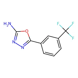 1,3,4-Oxadiazole, 2-amino-5-(alpha,alpha,alpha-trifluoro-m-tolyl)- structure