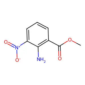 Methyl 2-amino-3-nitrobenzoate structure