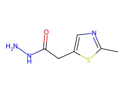 2-(2-Methyl-1,3-thiazol-5-yl)acetohydrazide structure