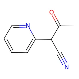3-Oxo-2-(pyridin-2-yl)butanenitrile structure