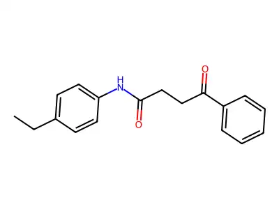 N-(4-ethylphenyl)-4-oxo-4-phenylbutanamide structure