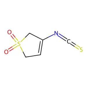 3-Isothiocyanato-2,5-dihydrothiophene 1,1-dioxide structure