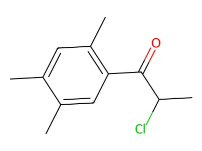 2-Chloro-1-(2,4,5-trimethylphenyl)propan-1-one structure