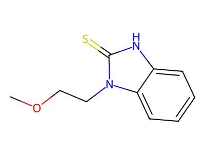 1-(2-Methoxy-ethyl)-1H-benzoimidazole-2-thiol structure