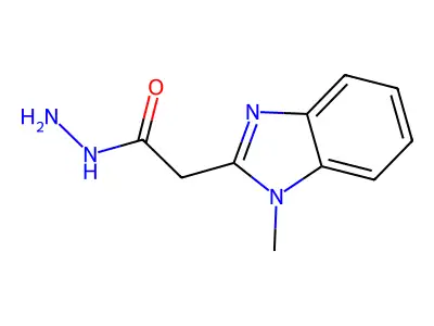 2-(1-methyl-1H-1,3-benzodiazol-2-yl)acetohydrazide structure