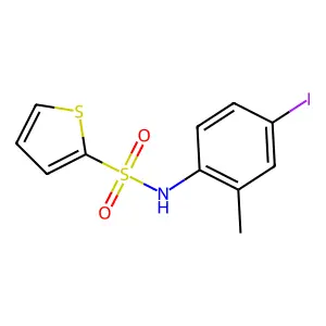 N-(4-iodo-2-methylphenyl)thiophene-2-sulfonamide structure