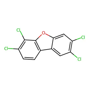 2,3,6,7-Tetrachlorodibenzofuran structure