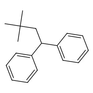 (3,3-Dimethyl-1-phenylbutyl)benzene structure