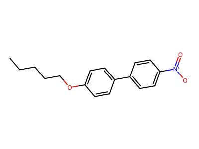 1-Nitro-4-[4-(pentyloxy)phenyl]benzene structure
