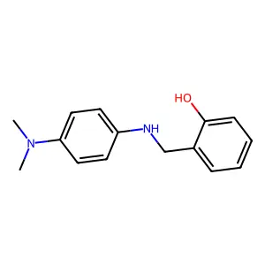 2-[[4-(Dimethylazaniumyl)anilino]methyl]phenolate structure