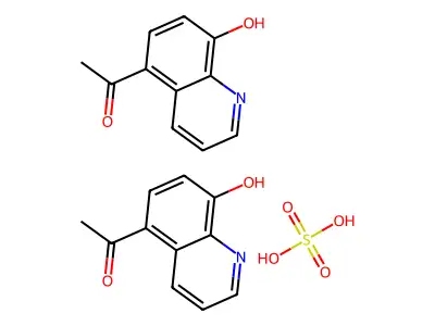 硫酸喹乙酮 structure