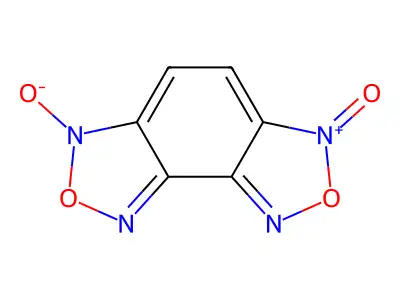 Benzo(1,2-C:3,4-C')bis(1,2,5)oxadiazole 3,6-dioxide structure