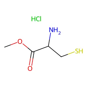 半胱氨酸甲酯盐酸盐 structure