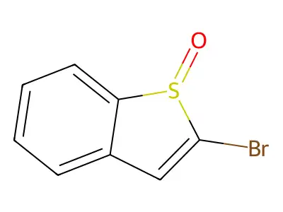 2-Bromobenzothiophene sulfoxide structure