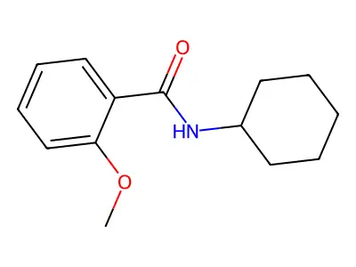 N-cyclohexyl-2-methoxybenzamide structure