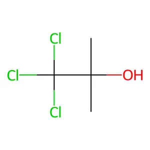 三氯叔丁醇 structure