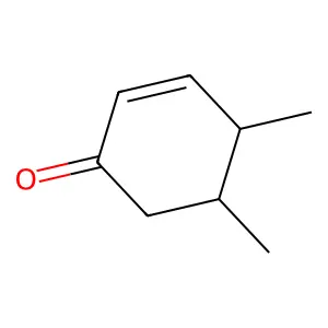 4,5-Dimethylcyclohexen-2-one structure