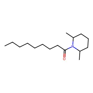 1-(2,6-Dimethylpiperidin-1-yl)nonan-1-one structure