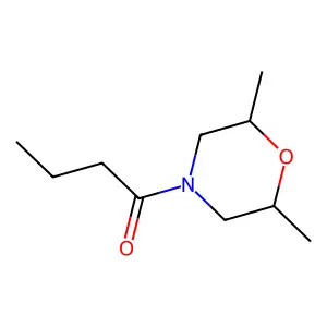 1-(2,6-Dimethylmorpholin-4-yl)butan-1-one structure