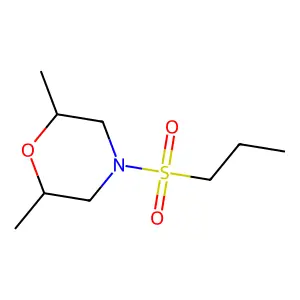 2,6-Dimethyl-4-(propane-1-sulfonyl)morpholine structure