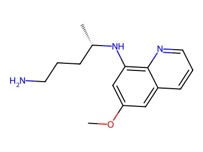 (+)-Primaquine structure