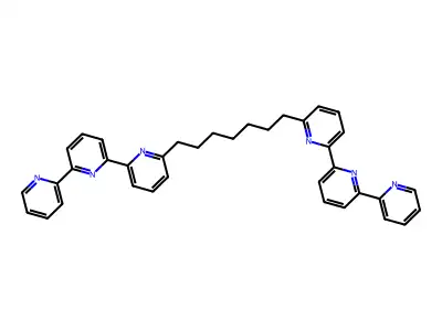 2,2':6',2''-Terpyridine, 6,6'''-(1,7-heptanediyl)bis- structure