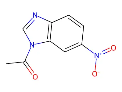 1-(6-Nitrobenzimidazol-1-yl)ethanone structure