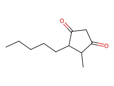 4-Methyl-5-pentyl-1,3-cyclopentanedione structure