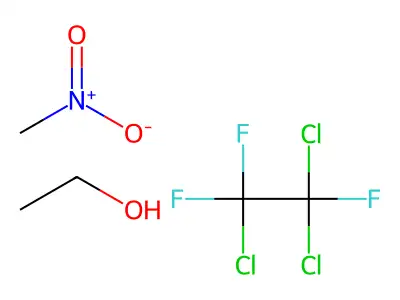 Ethanol, mixt. with nitromethane and 1,1,2-trichloro-1,2,2-trifluoroethane structure