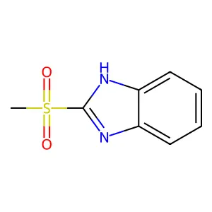 2-methanesulfonyl-1H-1,3-benzodiazole structure