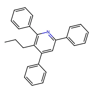 2,4,6-Triphenyl-3-propylpyridine structure