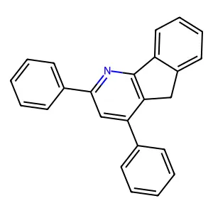 2,4-Diphenyl-5H-indeno[1,2-b]pyridine structure