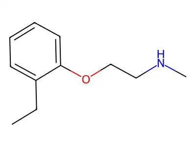 2-(2-ethylphenoxy)-N-methylethanamine structure