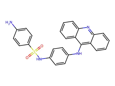 Sulfanilanilide, 4'-(9-acridinylamino)- structure