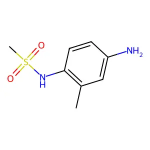 N-(4-amino-2-methylphenyl)methanesulfonamide structure