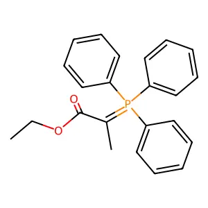 Ethyl 2-(triphenylphosphoranylidene)propionate structure