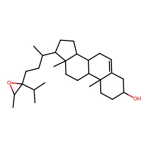 (3beta,24R,24'R)-Fucosterol epoxide structure