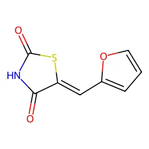 5-[(Furan-2-yl)methylidene]-1,3-thiazolidine-2,4-dione structure