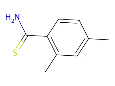 2,4-Dimethylbenzenecarbothioamide structure