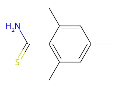 2,4,6-Trimethylbenzenecarbothioamide structure