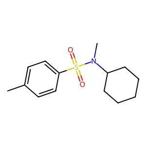 N-Cyclohexyl-N,4-dimethylbenzenesulfonamide structure