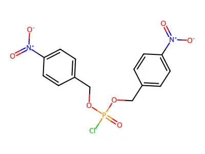 Bis(4-nitrobenzyl) phosphorochloridate structure