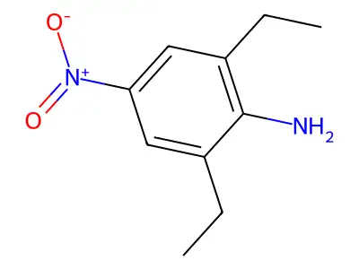 2,6-Diethyl-4-nitroaniline structure