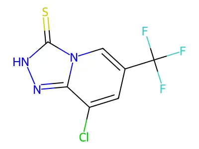 8-Chloro-6-(trifluoromethyl)-[1,2,4]triazolo[4,3-a]pyridine-3-thiol structure