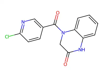 4-(6-Chloropyridine-3-carbonyl)-1,3-dihydroquinoxalin-2-one structure