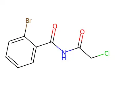 2-bromo-N-(2-chloroacetyl)benzamide structure