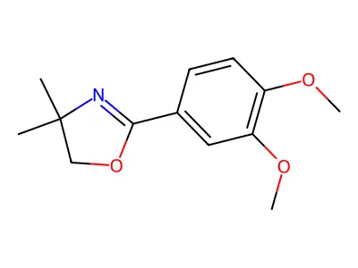 2-(3,4-Dimethoxyphenyl)-4,4-dimethyl-2-oxazoline structure