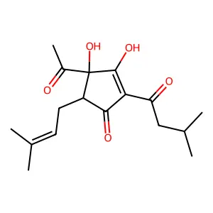 4-乙酰基蛇麻酸 structure