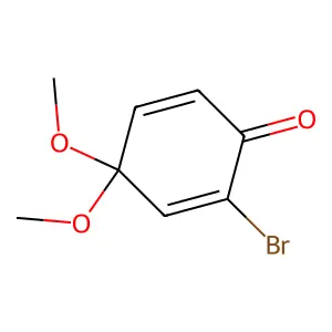 2,5-Cyclohexadien-1-one, 2-bromo-4,4-dimethoxy- structure